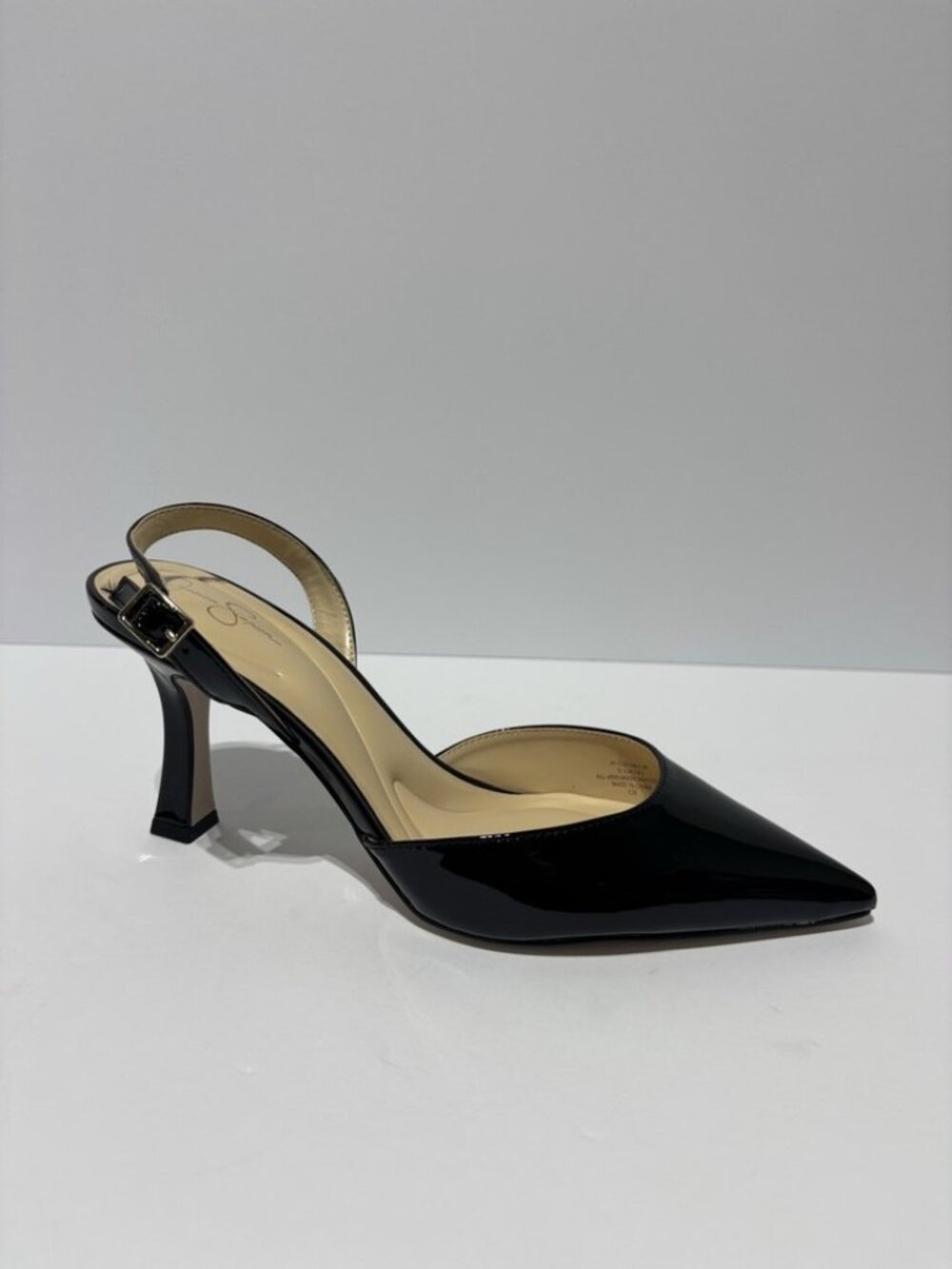 Jessica Simpson Women’s Fiseha Slingback Pumps Black, Size 9.5 Wide